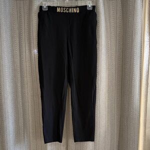 Black Pants with Gold Branding